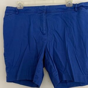 Talbots Cobalt Blue Bermuda Shorts